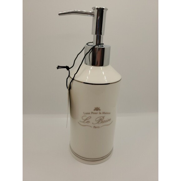 New Kassatex ALB-LD-W Le Bain PORCELAIN Lotion Dispenser , White *GENUINE*  NWT - Picture 7 of 9